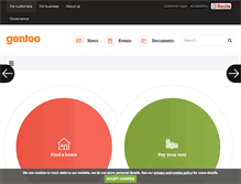 Tablet Screenshot of gentoogroup.com